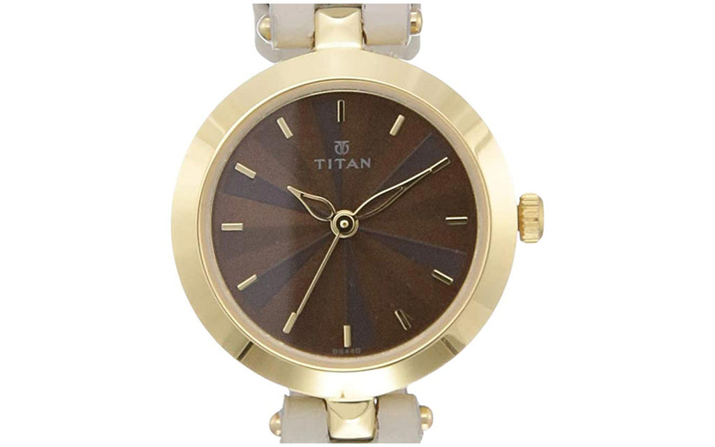 Titan NM2574YL01 Brown Metal Analog Women's Watch | Watch | Better Vision