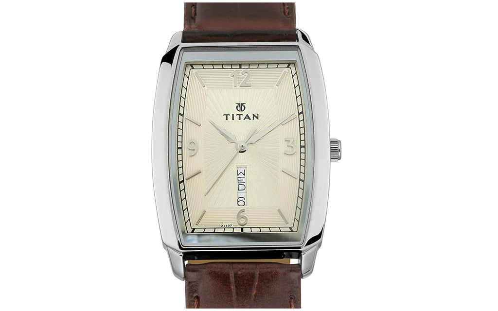 Titan NM1737SL02 White Metal Analog Men's Watch | Watch | Better Vision