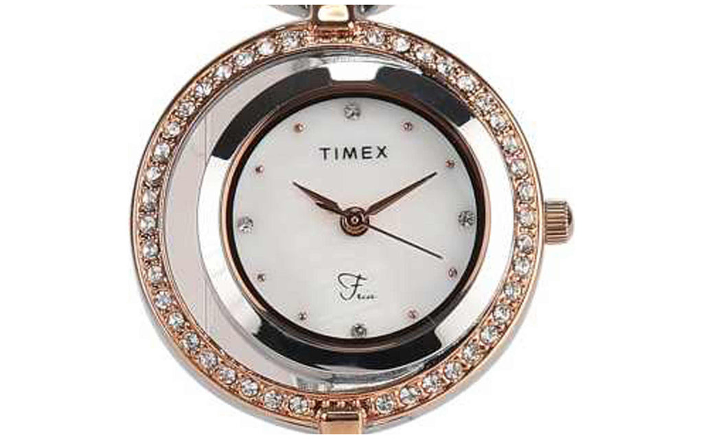 Timex TWEL12103T White Metal Analog Women's Watch | Watch | Better Vision
