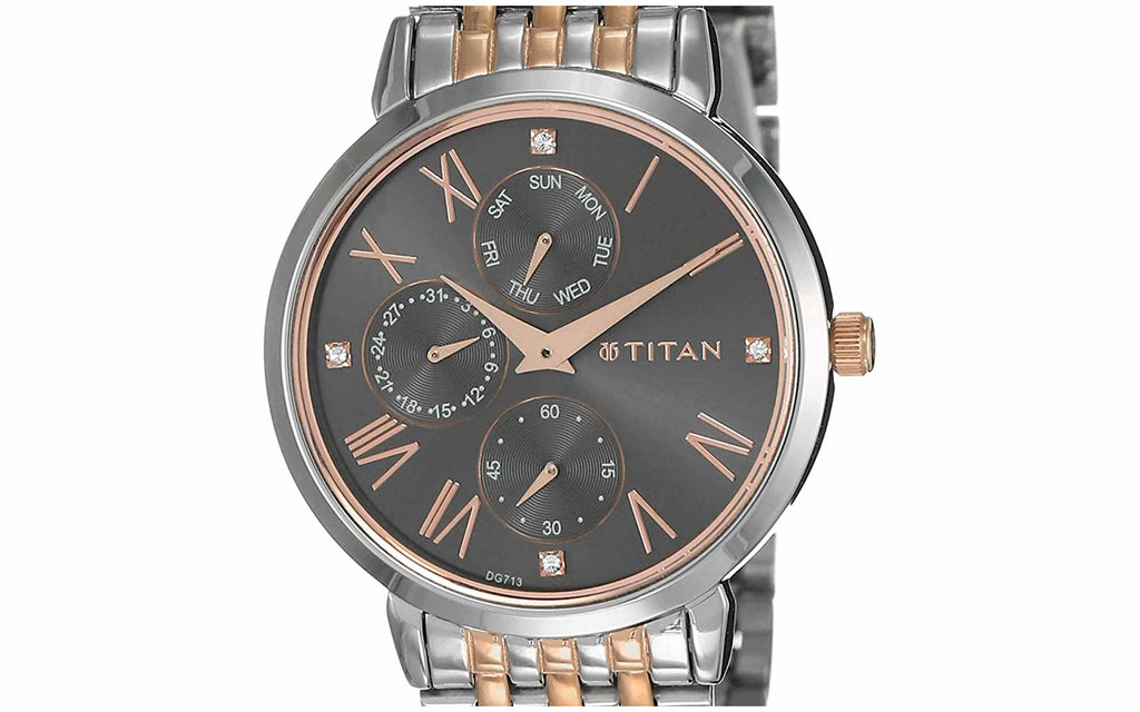 Titan NM2569KM03 Gray Metal Analog Women's Watch | Watch | Better Vision