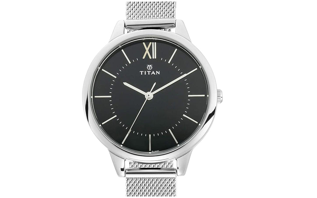 Titan 2617SM01 Black Metal Analog Women's Watch | Watch | Better Vision