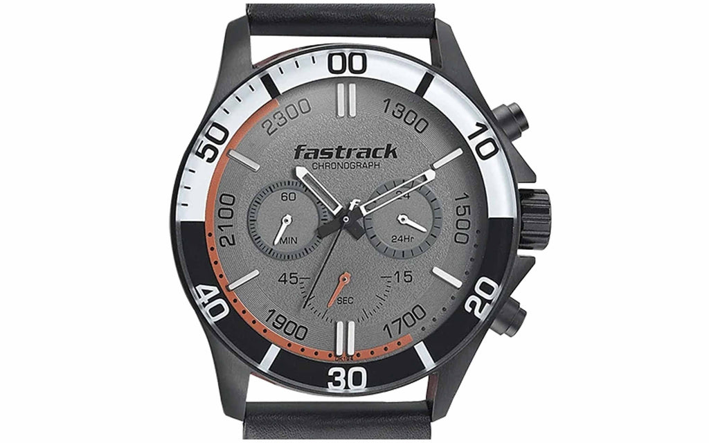 Fastrack 3072NL01 Gray Metal Analog Men's Watch - Better Vision