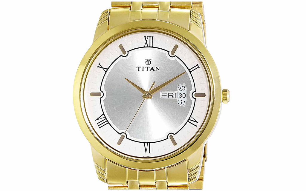 Titan NM1774YM01 Ivory Metal Analog Men's Watch | Watch | Better Vision