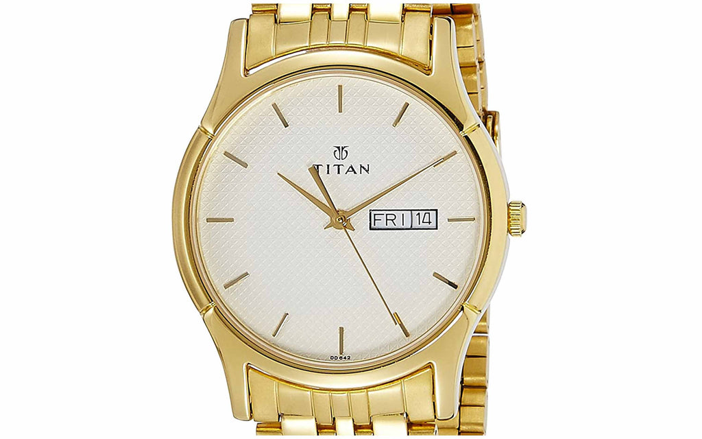 Titan NM1636YM01 White Metal Analog Men's Watch | Watch | Better Vision