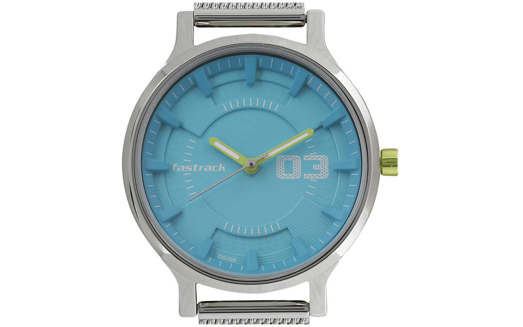 Fastrack NM6166SM01 Blue Metal Analog Women's Watch | Watch | Better Vision