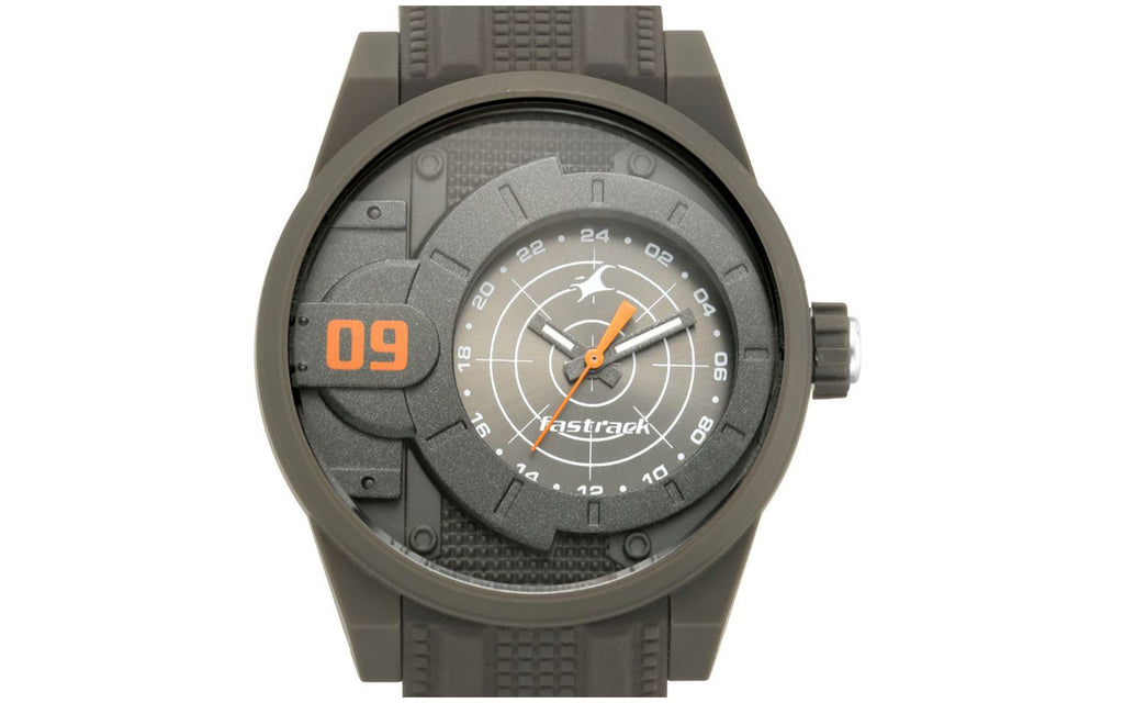 Fastrack 38058PP02 Gray Silicon Analog Men's Watch - Better Vision