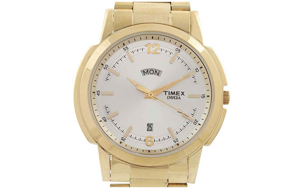 Timex TI000U30000 White Metal Analog Men's Watch | Watch | Better Vision