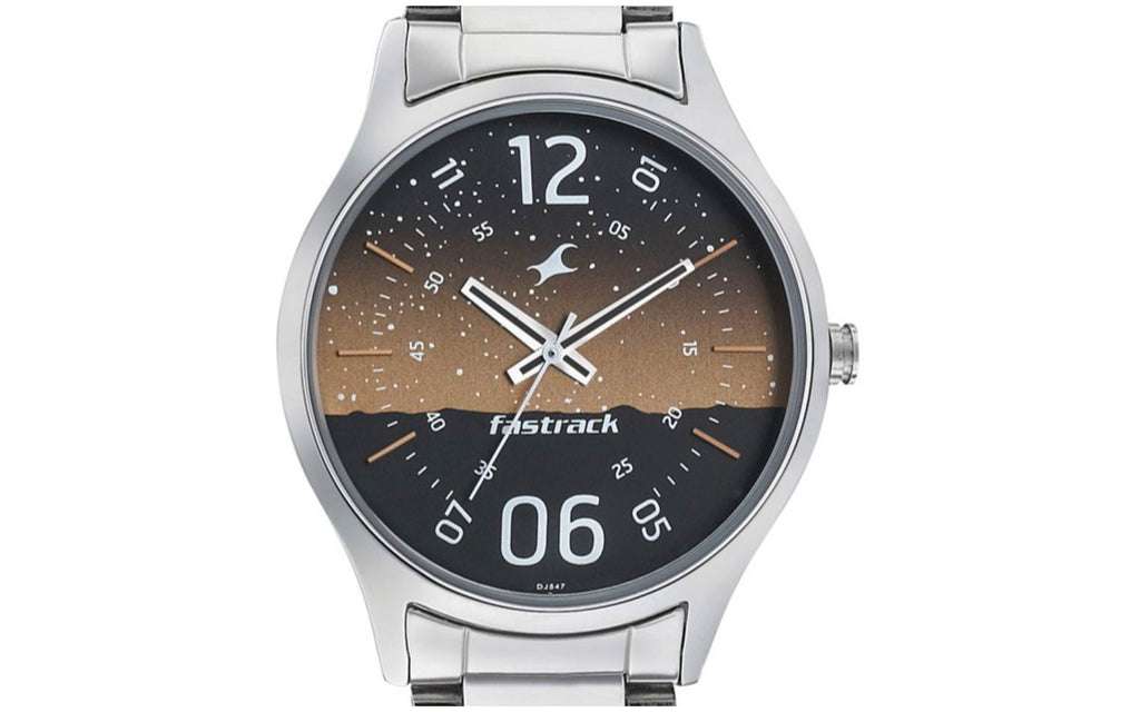 Fastrack 3184SM03 Gray Metal Analog Men's Watch - Better Vision