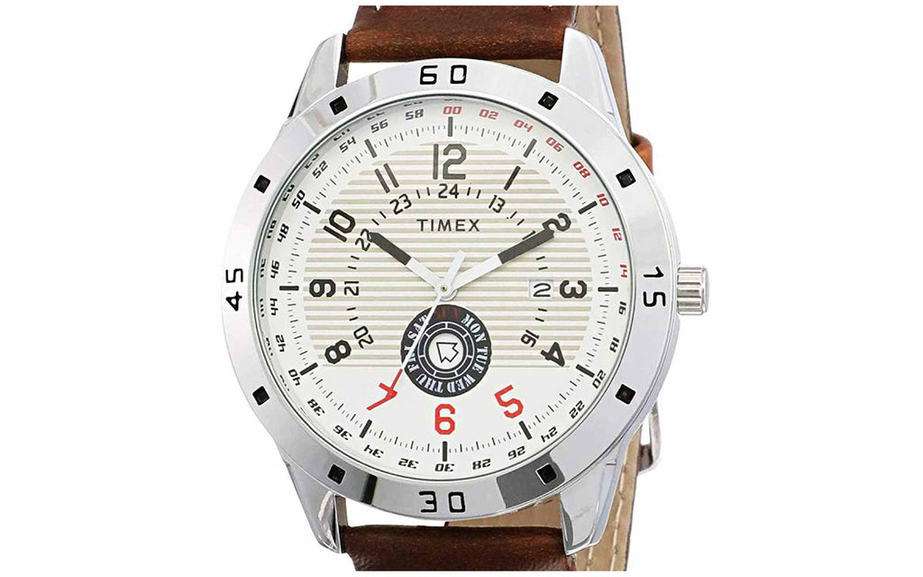 Timex TI000U90000 White Metal Analog Men's Watch | Watch | Better Vision