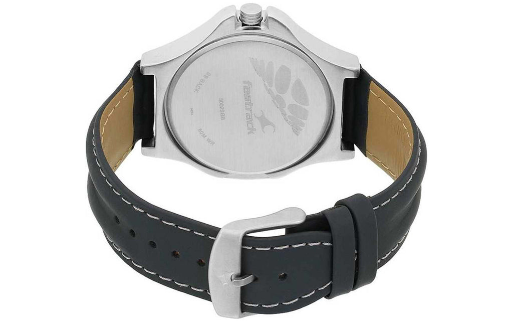 Fastrack 3002SL05 Black Leather Analog Men's Watch | Watch | Better Vision