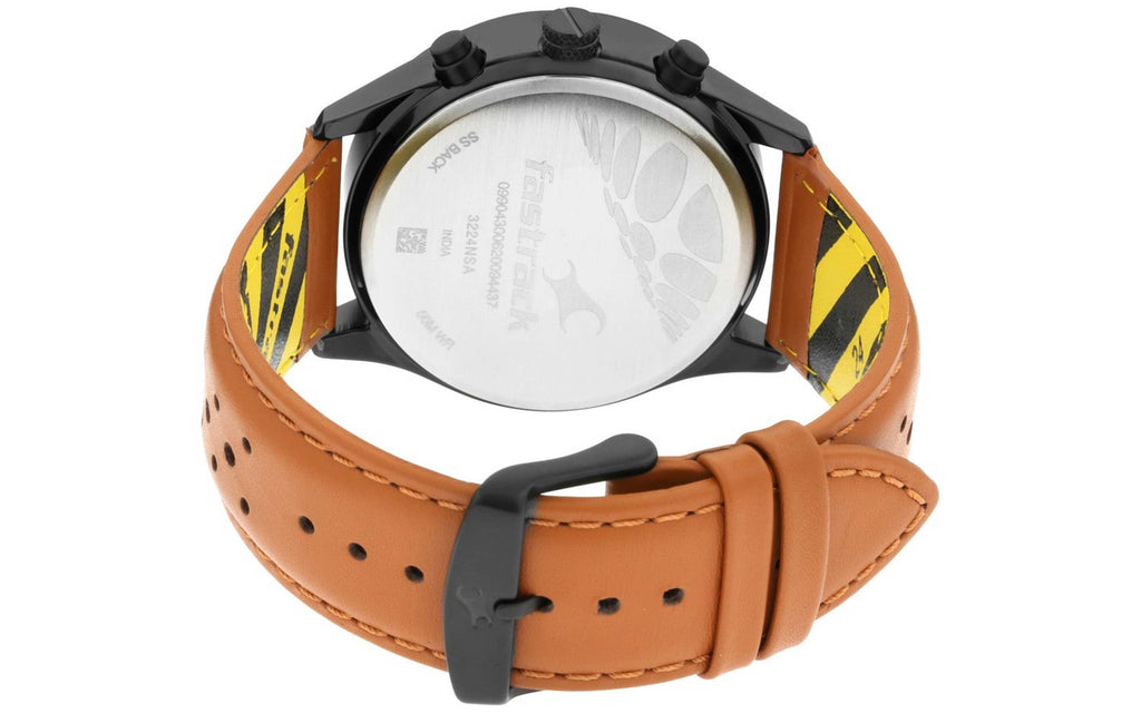 Fastrack 3224NL02 Brown Leather Analog Men's Watch | Watch | Better Vision