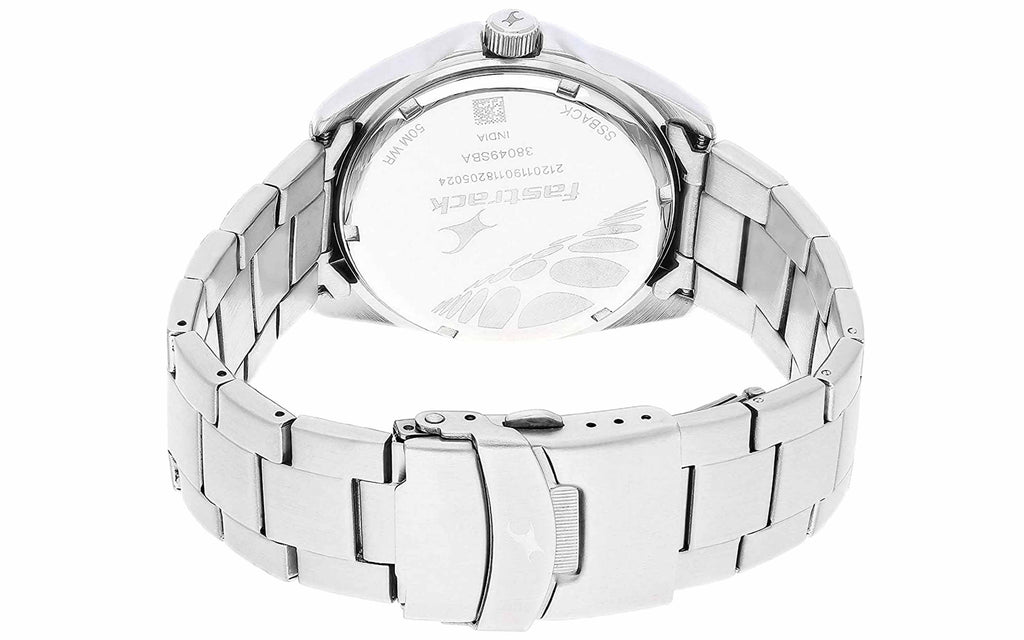 Fastrack 38049SM02 Silver Metal Analog Men's Watch | Watch | Better Vision