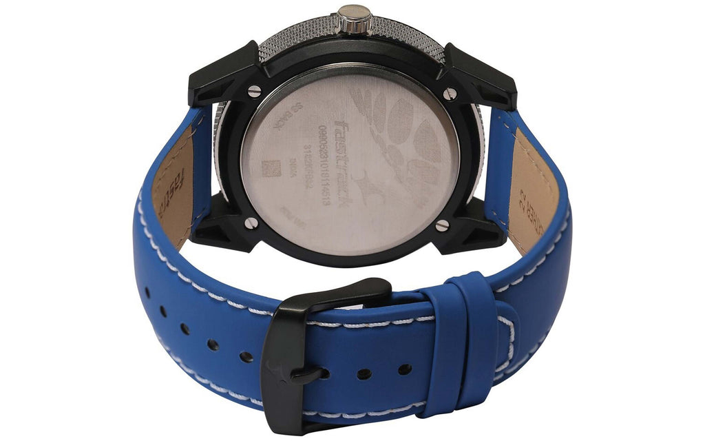 Fastrack 3182KL26 Blue Leather Analog Men's Watch | Watch | Better Vision
