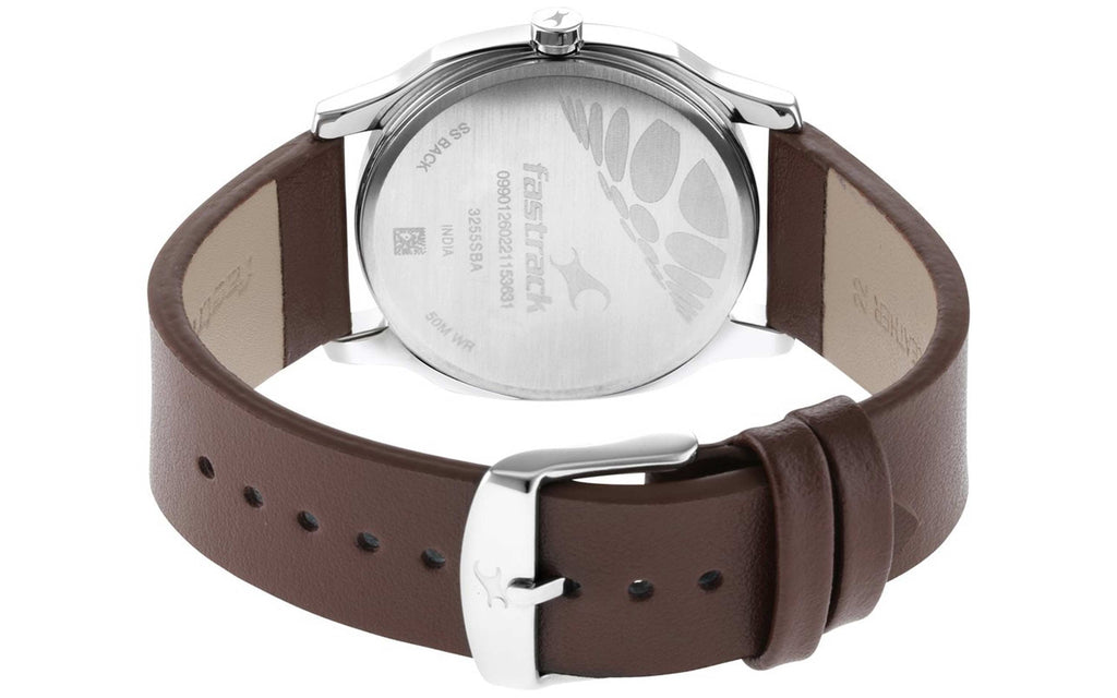 Fastrack 3255SL01 Brown Leather Analog Men's Watch | Watch | Better Vision
