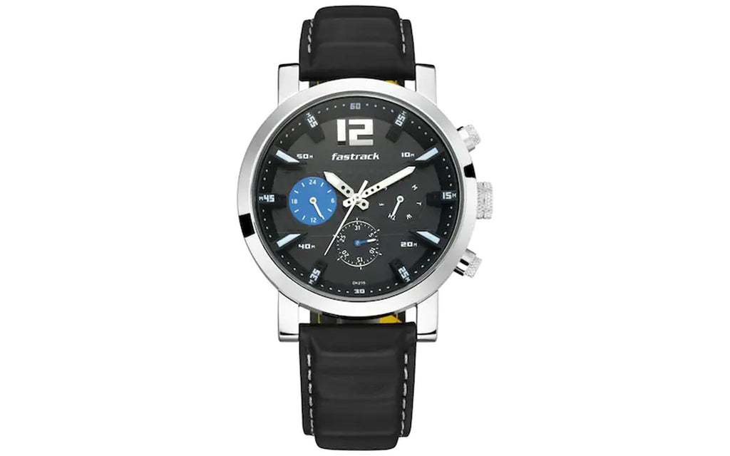 Fastrack 3227SL01 Black Leather Analog Men's Watch | Watch | Better Vision