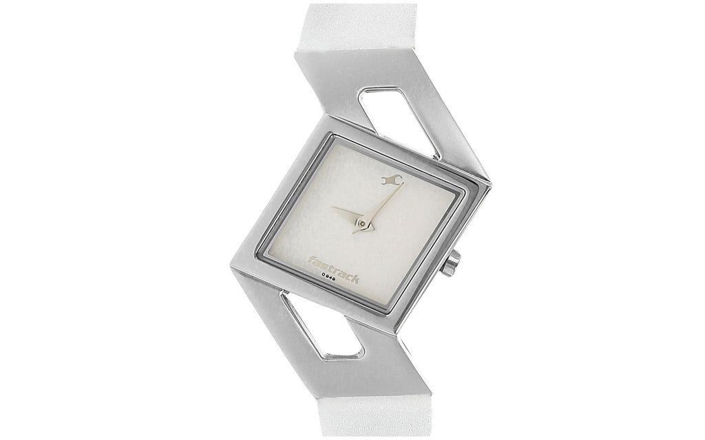 Fastrack NM6035SL01 White Metal Analog Women's Watch | Watch | Better Vision