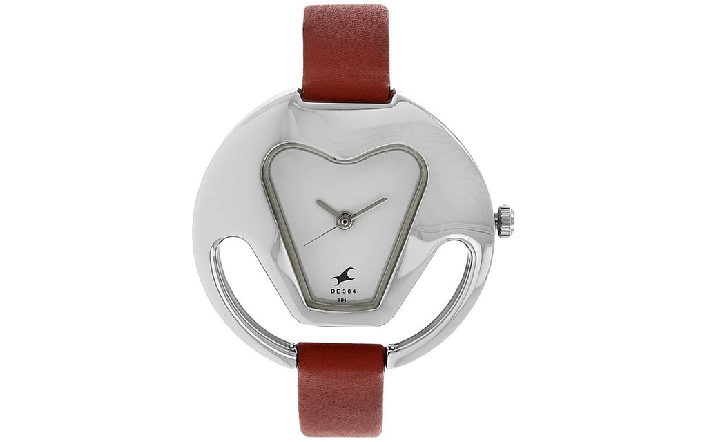 Fastrack 6103SL01 Red Leather Analog Women's Watch | Watch | Better Vision