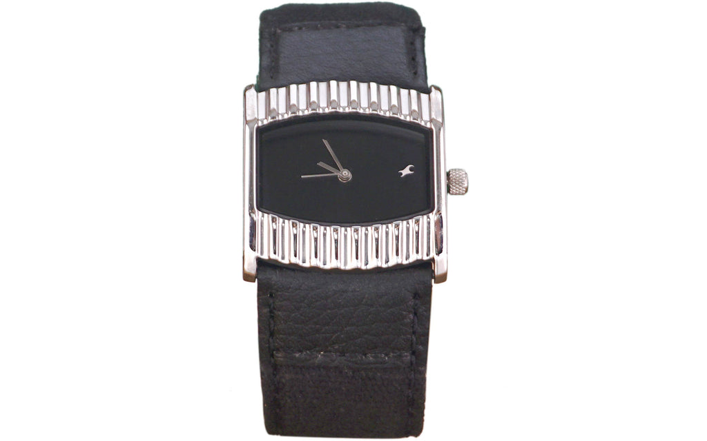Fastrack 6055SL01 Black Leather Analog Women's Watch | Watch | Better Vision