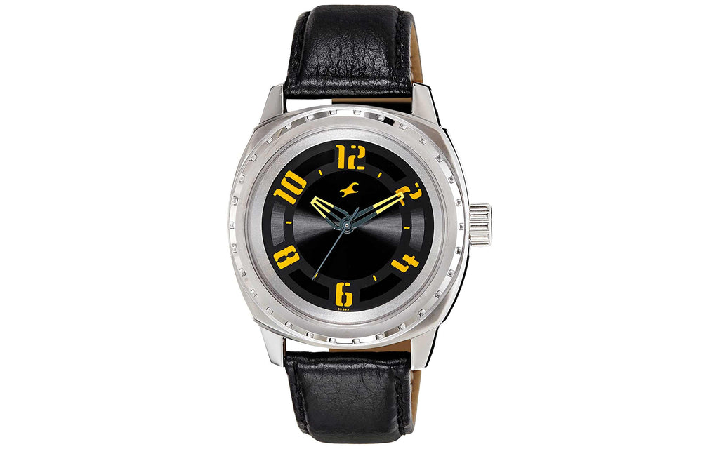 Fastrack 3071SL03 Black Leather Analog Men's Watch | Watch | Better Vision