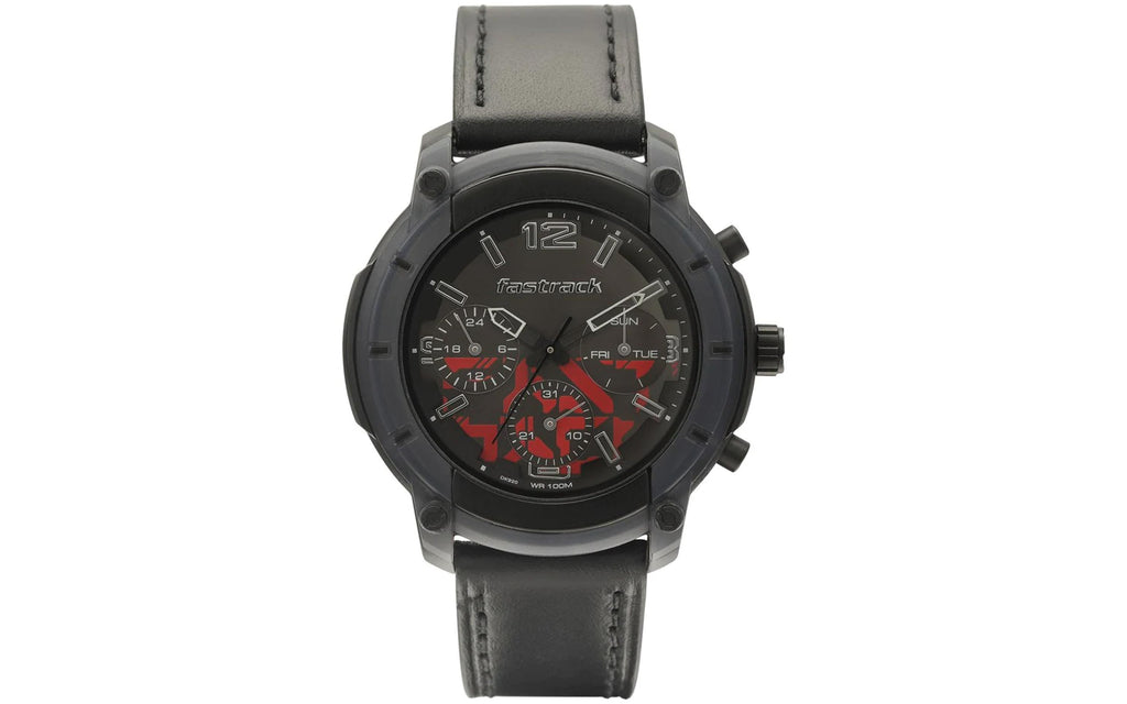 Fastrack 3251KL01 Black Leather Analog Men's Watch | Watch | Better Vision