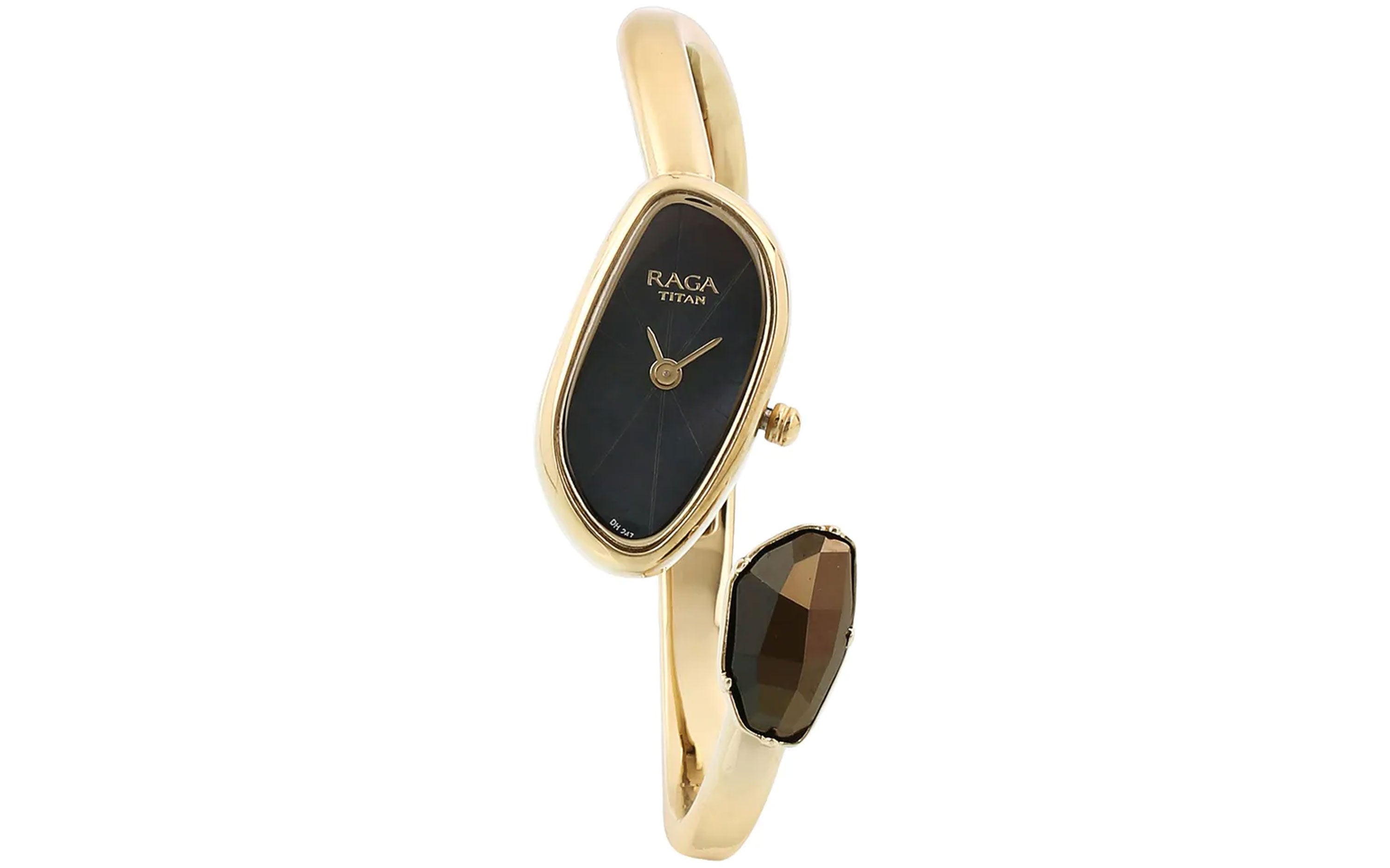 Titan Women's 197YM02 Raga Inspired Gold Tone Watch - Walmart.com