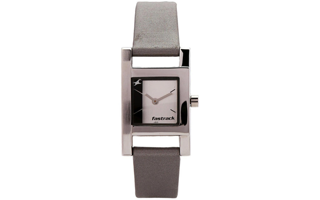 Fastrack 2405SL01 Silver Leather Analog Women's Watch | Watch | Better Vision