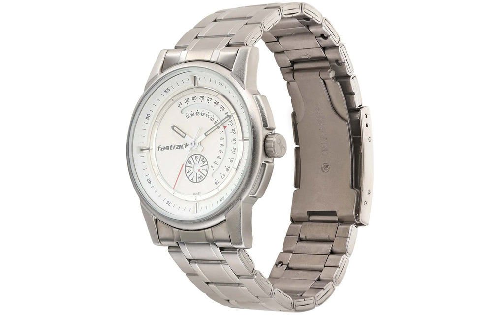 Fastrack 3215SM01 Silver Metal Analog Men's Watch | Watch | Better Vision