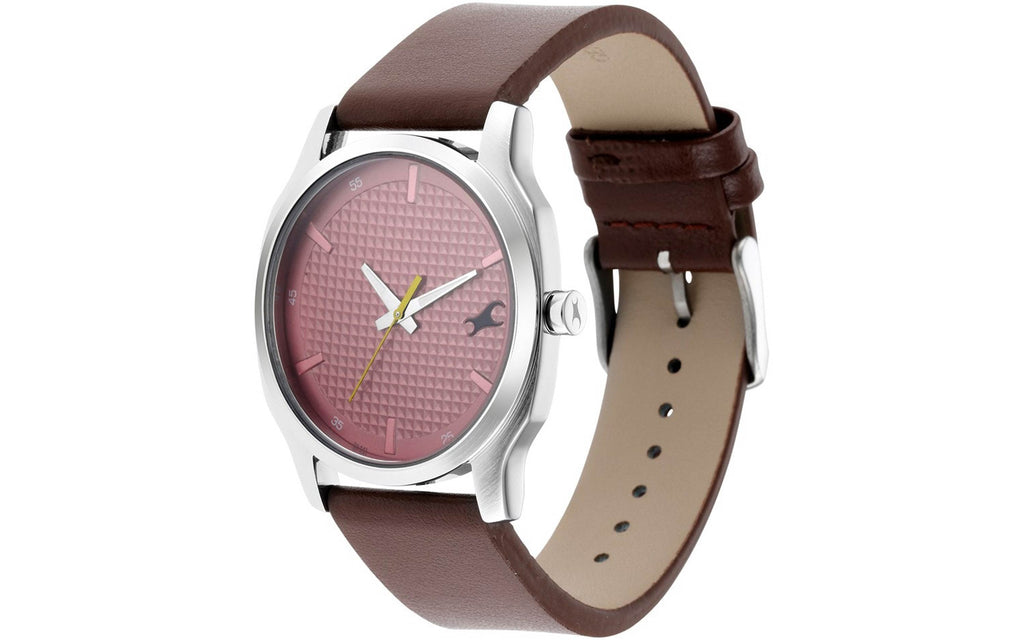 Fastrack 3255SL01 Brown Leather Analog Men's Watch | Watch | Better Vision