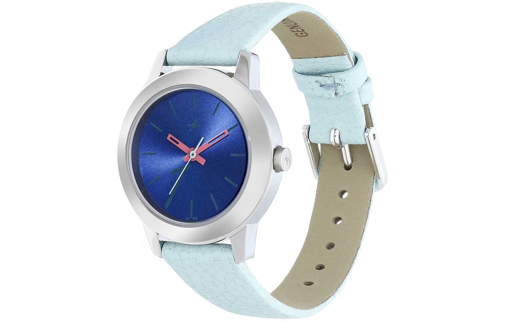 Fastrack NM68008SL07 Blue Metal Analog Women's Watch | Watch | Better Vision