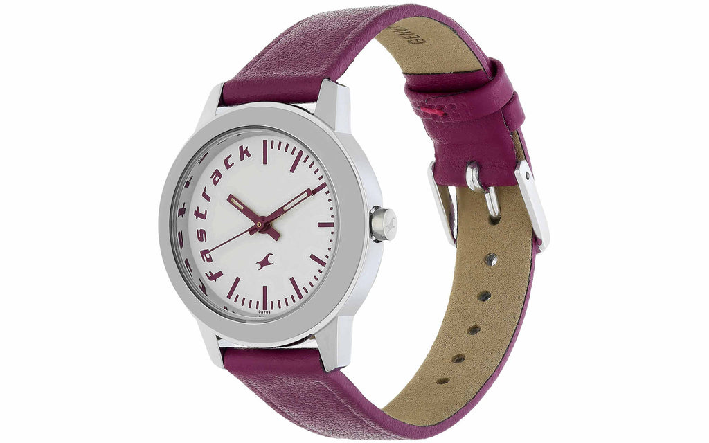 Fastrack NM68008SL01 White Metal Analog Women's Watch | Watch | Better Vision