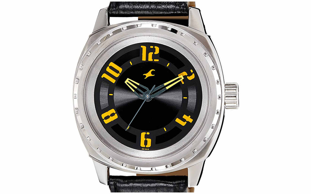 Fastrack 3071SL03 Black Leather Analog Men's Watch | Watch | Better Vision