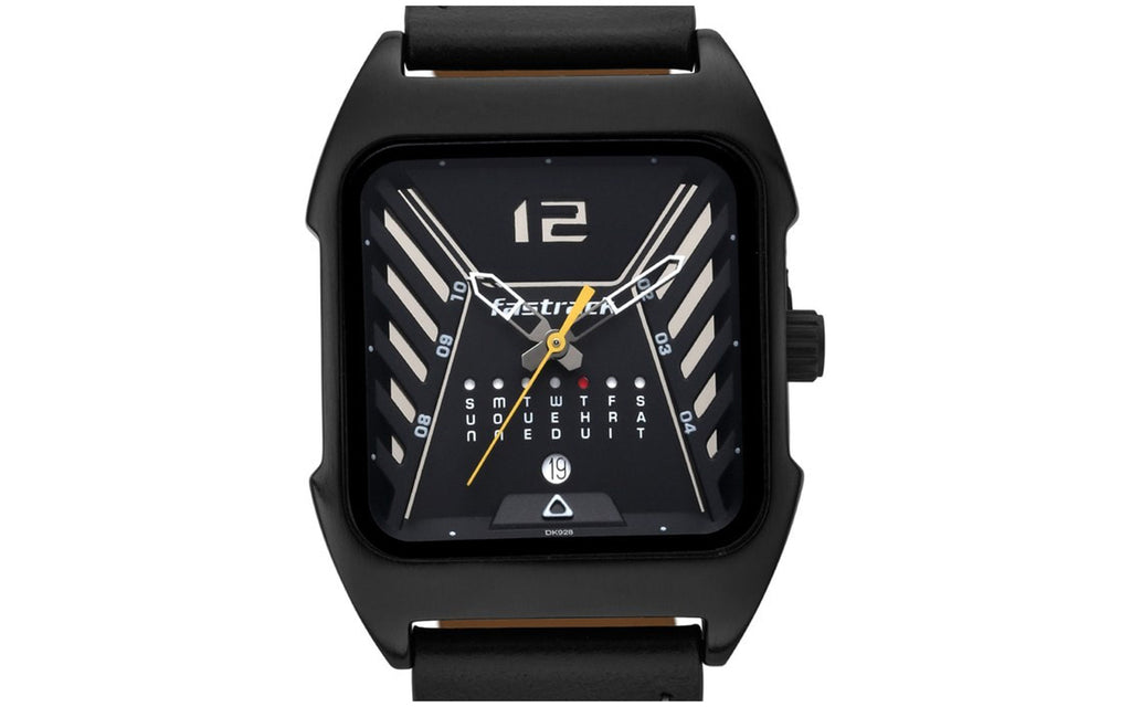 Fastrack 3249NL01 Black Leather Analog Men's Watch | Watch | Better Vision