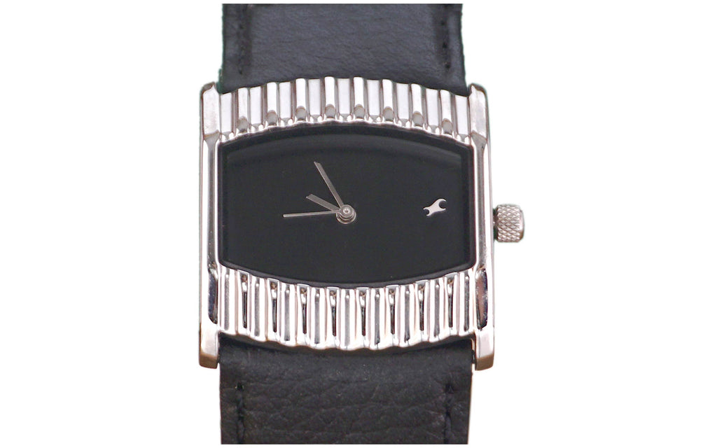 Fastrack 6055SL01 Black Leather Analog Women's Watch | Watch | Better Vision