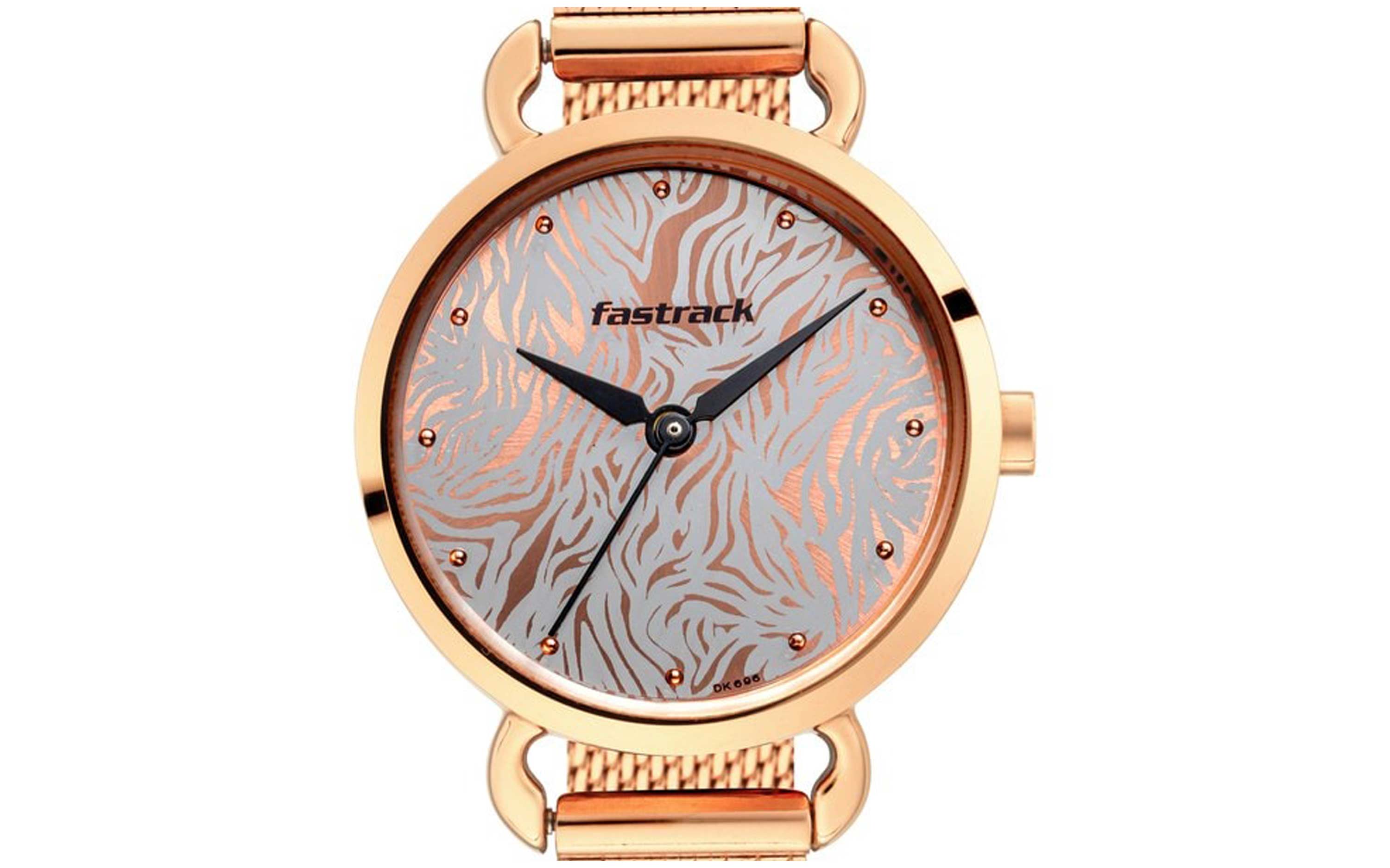 Fastrack 6221WM01 Rose Gold Metal Analog Watch for Women Better