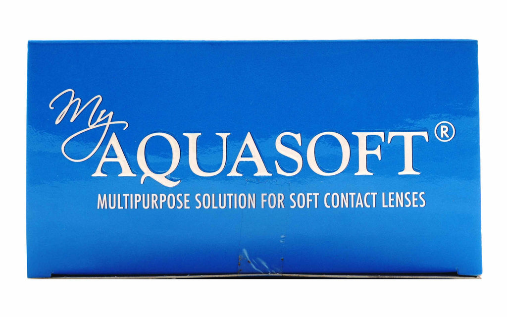 Aqua Soft Contact Lens Solution Combo Pack (2☓360ml)- Free Lens Case - Better Vision