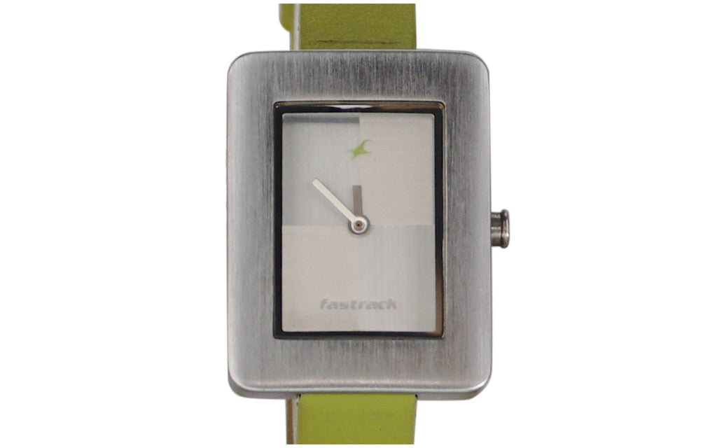 Fastrack 2343SL04 Green Leather Analog Women's Watch | Watch | Better Vision