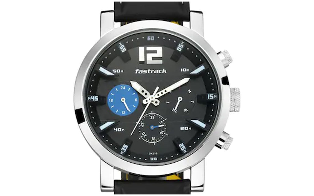 Fastrack 3227SL01 Black Leather Analog Men's Watch | Watch | Better Vision