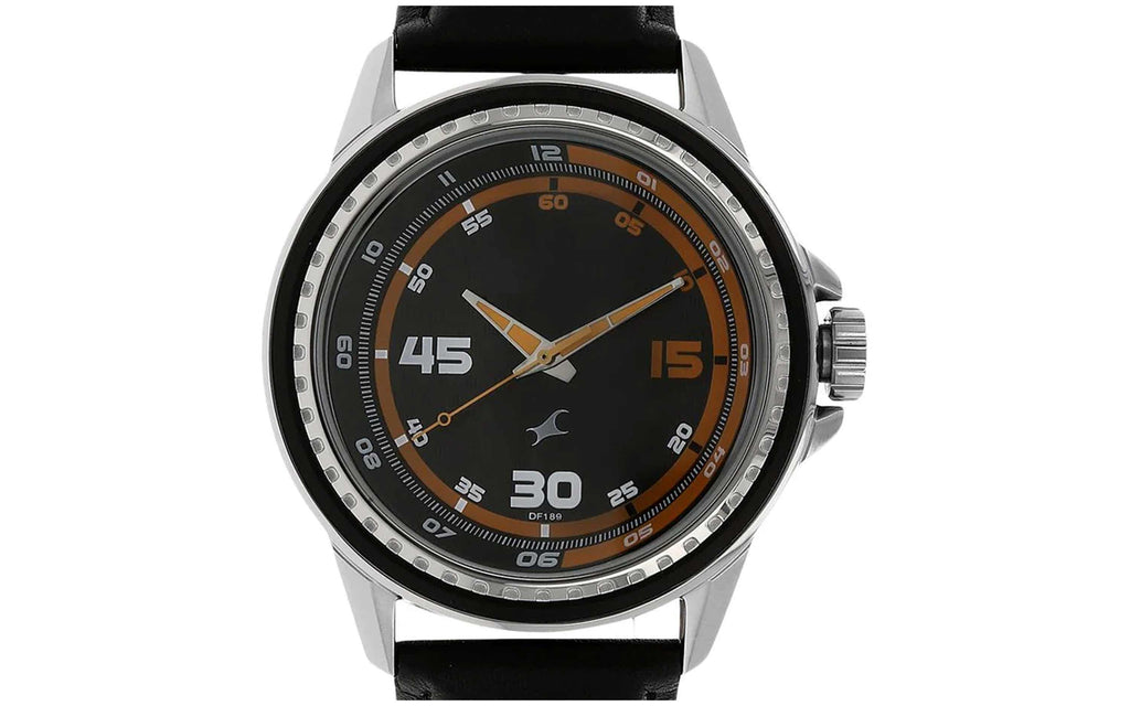 Fastrack 3102SL01 Black Leather Analog Men's Watch | Watch | Better Vision
