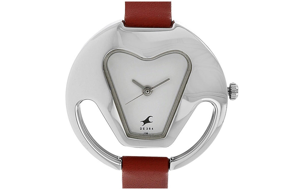 Fastrack 6103SL01 Red Leather Analog Women's Watch | Watch | Better Vision